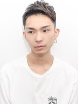 ルックグッドストア(LOOK GOOD STORE)&nbsp;束感ショートマッシュパーマウルフ波巻きハイライト323