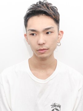 ルックグッドストア(LOOK GOOD STORE) 束感ショートマッシュパーマウルフ波巻きハイライト323