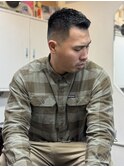 ハイライトマッシュパーマウルフアッシュブラック