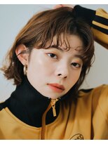 イーズ(EAZE)&nbsp;切りっぱなしボブ×前髪パーマ