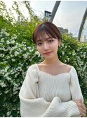 髪質改善*うすめバングマッシュショート*【Zina京都河原町】