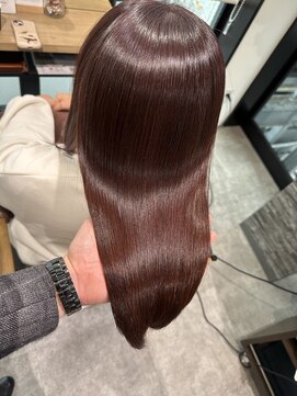 テラスヘア 三条(TERRACEhair) 大好評!髪質改善縮毛矯正髪質改善艶カラー同日施術。