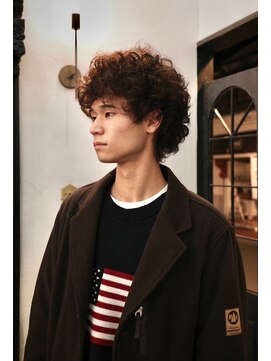 カムジーヘッドカミノウラ(COMEGHEAD KAMINOURA) 波巻きスパイラルパーマメンズマッシュパーマツイストパーマ