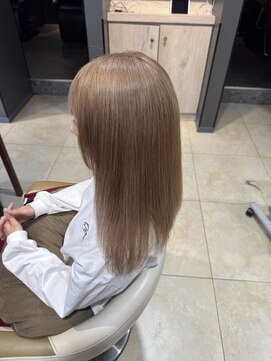 ヘアメイク アース ユーカリが丘店(HAIR & MAKE EARTH) ブリーチonベージュ