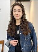 【haif】スパイラルパーマ レイヤーカット ウェーブパーマ