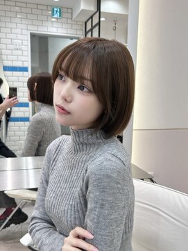 シー バイ ロンド 新宿(Sea by Lond) イメチェン×美髪［外ハネボブ/ボブ/グレージュ］