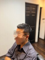 メンズ ヘアー ジーズ(Men's hair G's)&nbsp;フェザーアップ×ミドルフェード