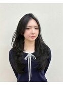 くびれ　20代　韓国ヘア　韓国カット　韓国風カット　レイヤー