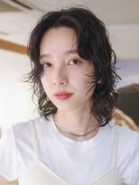 サーカス バイ ビュートリアム 青山(CIRCUS by BEAUTRIUM)&nbsp;ミディアムレイヤーニュアンスパーマ表参道青山20代30代40代