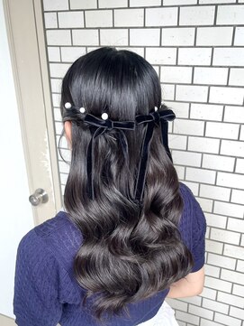 フェリーチェ(Felice) ハーフツイン パールピン ヘアセット 推し活ヘア デートヘア