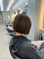 ロンドポレール 北千住(Lond polaire)&nbsp;オリーブグレー/ボブ/顔周り/小顔/髪質改善/縮毛矯正