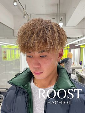 ルースト 八王子店(ROOST) イナズマツイスト×ブラウンベースハイライト