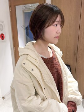 ラミエ バイ メルト 吉祥寺(lamie by melt) 久保田)ショートボブまるみショート小顔ヘア似合わせカット