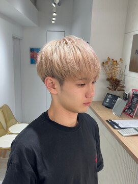 メンズペレ 渋谷(MEN'S PELE) MEN’S HAIR/サーフカール/刈り上げセンターパート/渋谷