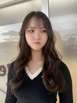 美容室 びゃんびゃん 社店&nbsp;レイヤー/ピンクベージュ/アンブレラカラーイメチェン/前髪