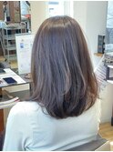 大人女子オリーブブラウンカラー