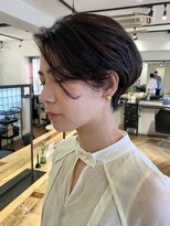 ファイブシーン アオヤマ(5SCENE AOYAMA)&nbsp;大人の前髪長め丸みショートヘア