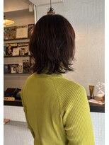 ティティーサッポロ(tity sapporo)&nbsp;外ハネくびれウルフ×ショコラブラウン