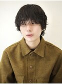 ニュアンスパーマ波巻きツイストスパイラルニュアンスウルフ
