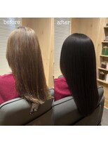 カラー&髪質改善＆ヘッドスパ専門店&nbsp;グレーカラー＋メテオトリートメント