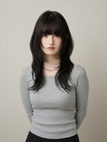 セブンルックス(7LOOKS)&nbsp;【レイヤー】ナチュラルブラック×ハッシュカット