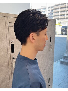 アッシュ 宮前平店(Ash) 【ナチュラルセンターパート×フェザーパーマ】