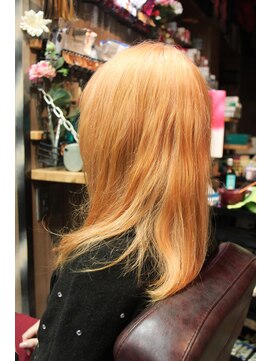 オーバーキャプテンネイキッド(OVER CAPTAIN NAKED) ピンク系ブリーチロング