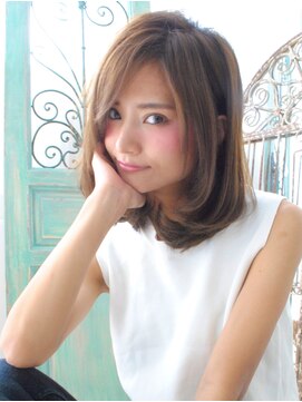 リッコ 横浜(ricco) ☆riccoさらっと可愛いセミディボブmkk