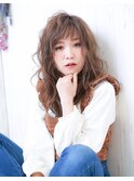 柔らか無造作ウエーブスタイル