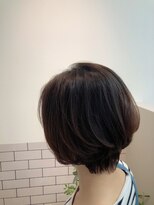 ザ ラフター バイ ラブズ ラフズ 戸畑朝日ヶ丘店(THE LAUGHTER by Loves Laughs) 大人可愛いショートボブ(左サイド)