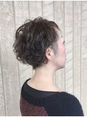 大人のくりくりパーマ