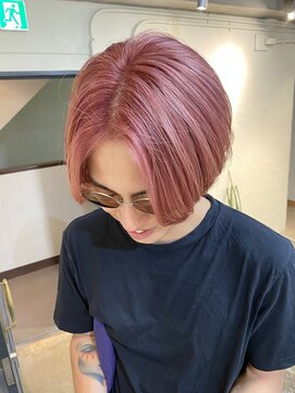 ソイ 下北沢(soi) ジェンダーレスショート コーラルピンク