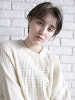 アイティー バイ アルバム 浦和店(IT by ALBUM) 丸みナチュラルショート_ココアブラウンフリンジウェーブ_27608