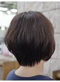 ショート×毛先ワンカール