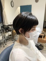 イト リトルヘアガーデン(ito. little hair garden)&nbsp;オン眉ショート×髪質改善ストレート