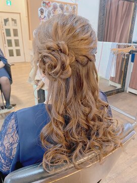 ミグ バイ クオーレ(mig by CUORE) ハーフアップ