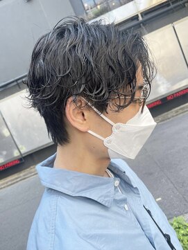 クオル 立川(QOL) 波巻きスパイラルパーマ波巻きパーマセンターパートツーブロック