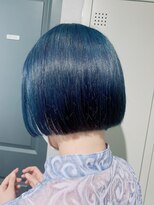 シェル 吉祥寺(shell)&nbsp;ミニボブ_ネイビーブルー