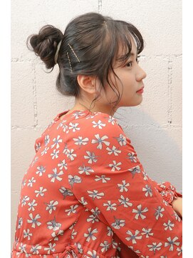 ローリーポーリークラウン(Roly Poly Clown) アレンジヘア/アップスタイル/ルーズお団子 ◎ 20代30代40代