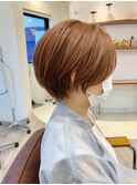 丸みショート 大人ショートボブ 大人可愛い 池袋【大鷲】