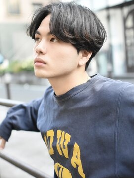 ディッセンバー 神宮前(December) 【laundry】スリークショート/毛流れセンターパート