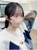 韓国前髪顔周り×美髪レイヤー[横浜/縮毛矯正/前髪縮毛矯正]