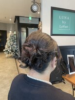 ルナバイルヴェール(LUNA by LeVert)&nbsp;ボブでアップ