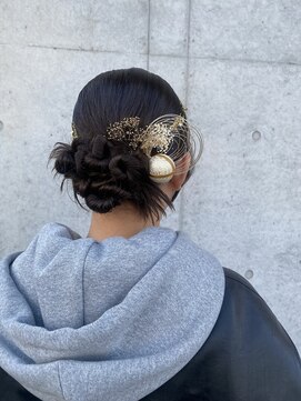 クレーデ ヘアーズ 五日市店(Crede hair's) どこから見ても可愛いカチモリヘアセット