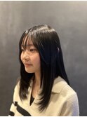 ダークパープル×レイヤースタイル