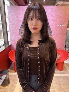 ローレンジウ(LOREN JU) 名駅/名古屋駅/学割U24/レイヤーカット/オージュア/ダブルカラー