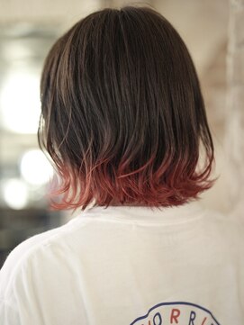 マギーヘア(magiy hair) magiy hair【nico】裾カラー ブリーチ ピンク バイオレット