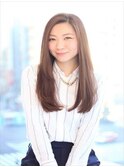 カジュアルフェミニン☆サラツヤ内巻きロング☆【小倉】
