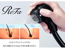 ファーストクラス 太田店の雰囲気（シャンプーノズルはCMでも話題のRefaウルトラファインバブル設置）
