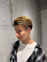 エリマ 武蔵小杉(elima) 自然な毛流れでラフにキマるセンターパート×ニュアンスパーマ